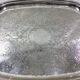 Silver metal handle tray