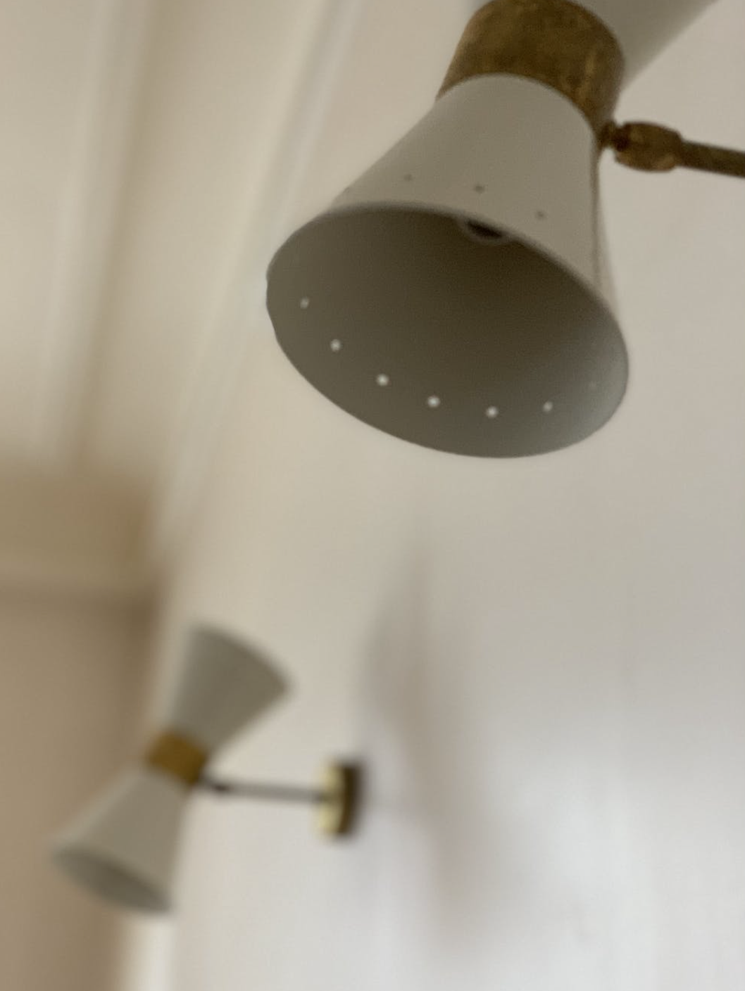 Pair of sconces de diabolo Italian