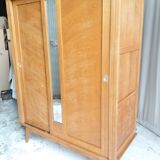 Vintage 2-door and mirror cabinet