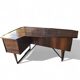 Midcentury Boomerang bureau van Peter Løvig Nielsen voor Hedensted