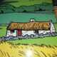 Plaque publicitaire en bois Jameson Ted Benoit vintage
