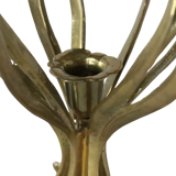 Brass cande holder flowers