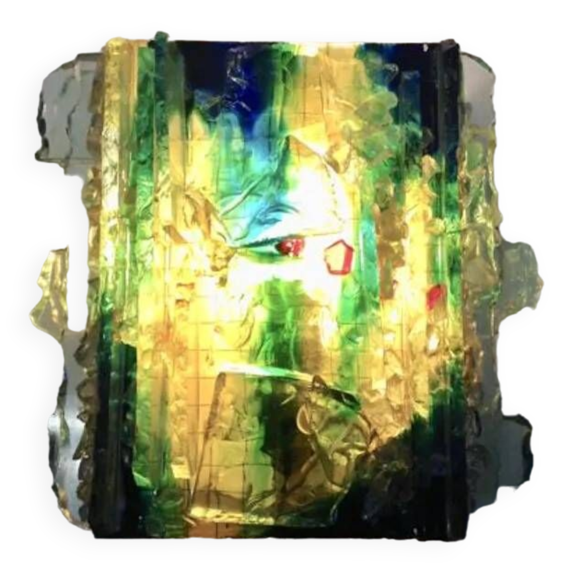 Raak wall lamp in crystal, Chartres model