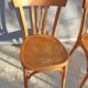 Paire chaises bistrot 1950 Mahieu Made in France