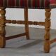 Vintage 1960s Danish farmhouse oak dining chairs in the style of Henning Kjærnulf