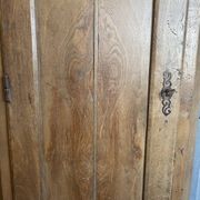 Armoire d'angle provinciale XIXe siècle noyer/chêne