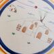 Vintage hand-painted ceramic wall plate - Italy 1980s - studio pottery, Mid Century Deco - collectible plate in country house style, fruit bowl