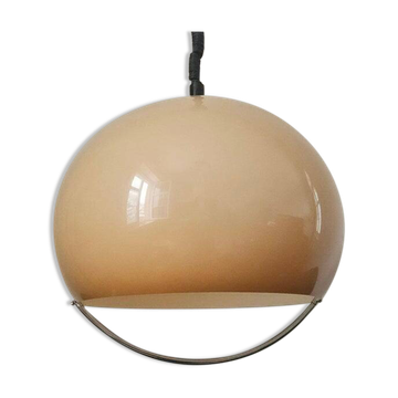 Large Mid-Century Pendant Light in Space Style by Meblo, Harvey Guzzini, Italy, 1970s
