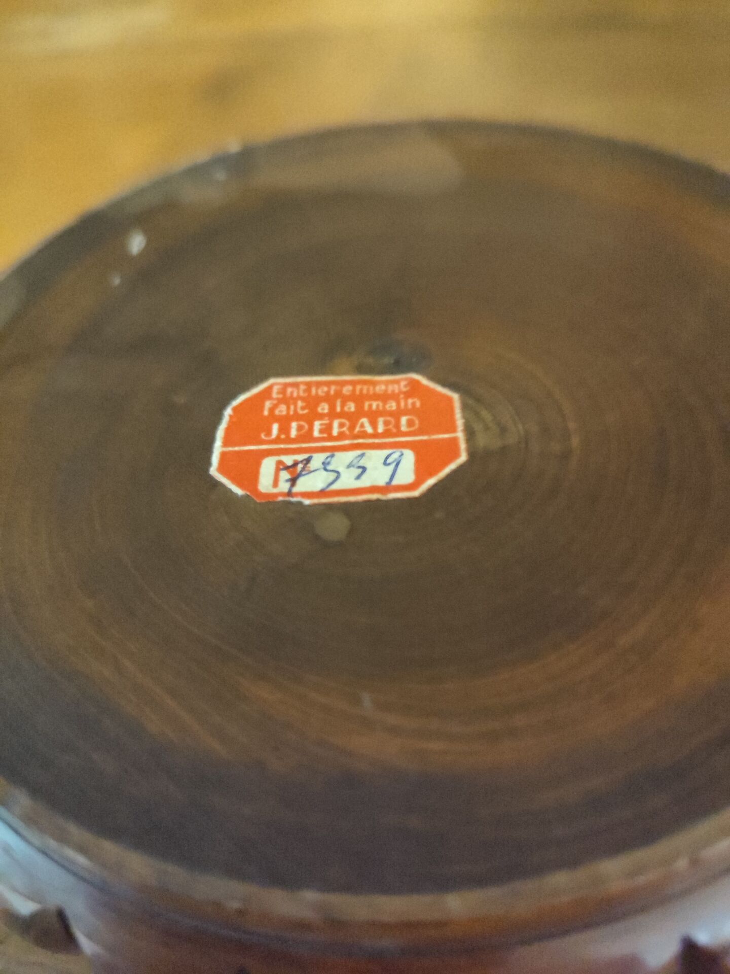 Boîte en bois vintage J.Perard