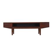 Low teak furniture, Danish design, 1970s, made in Denmark.