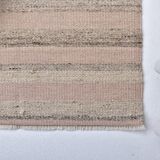 pink brown wool runner rug, Turkish vintage runner kilim  67x293 cm