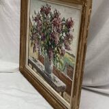 Signed painting Oil on canvas dimensions: height - 48 cm - width - 56 cm -