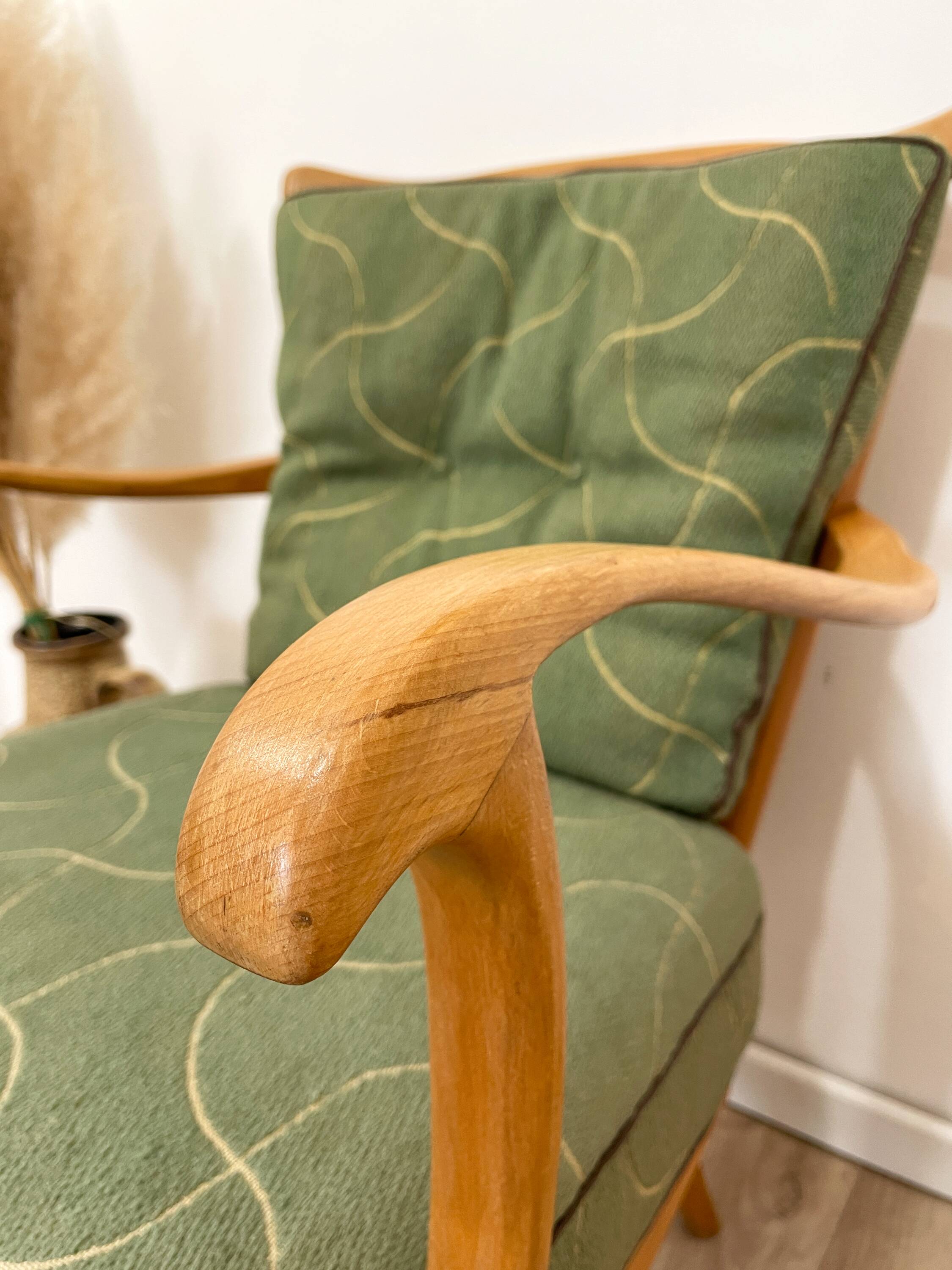 German armchair from the 1950s - Scandinavian style