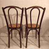 Set of 4 chairs bistrot 1900 by J and J Kohn model 462