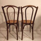 Lot de 4 chaises bistrot 1900 par J et J Kohn modèle 462