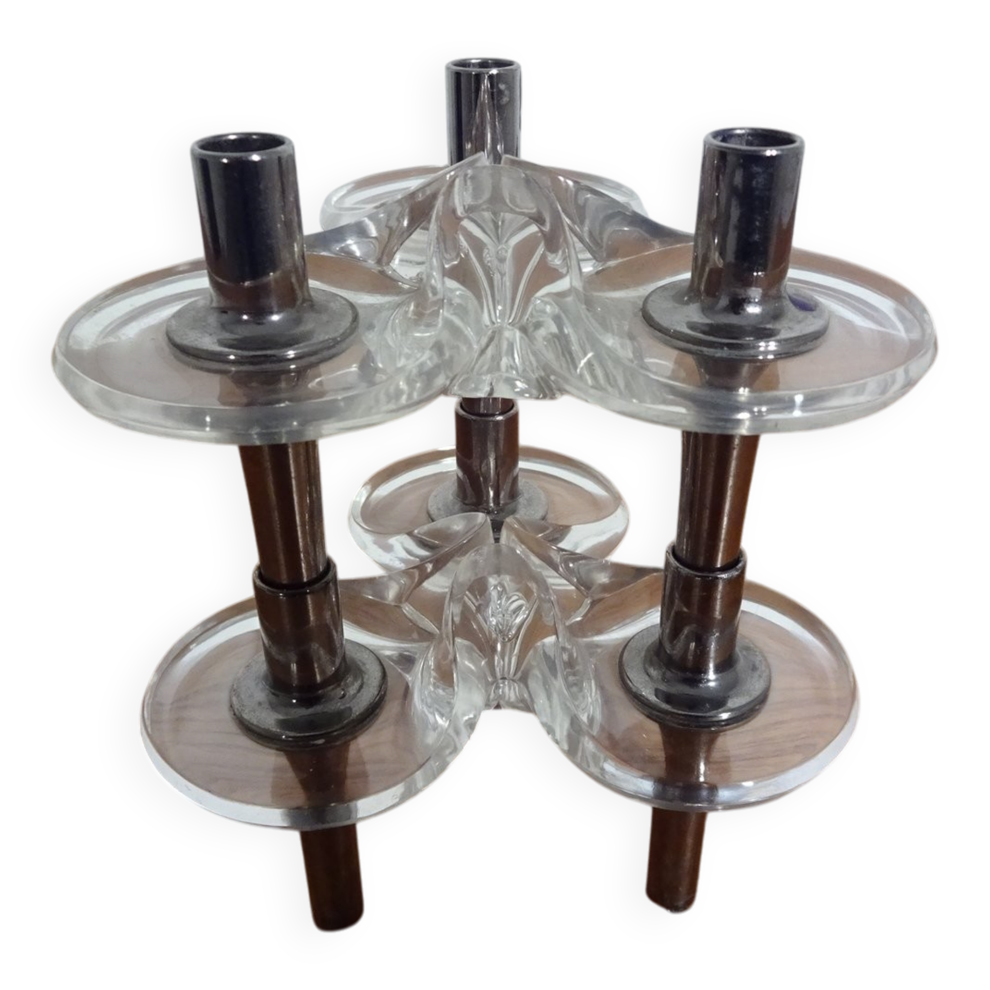 Candleholders by Ceasar Stoffi & Fritz Nagel for BMF, 1960s, Set of 2