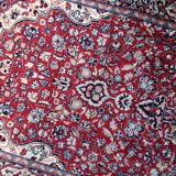 Vintage Persian Handmade Kashan Runner Rug, 2.4' x 5.8' (76 cm x 179 cm), 1960s