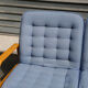 Sofa 2 places wool blue