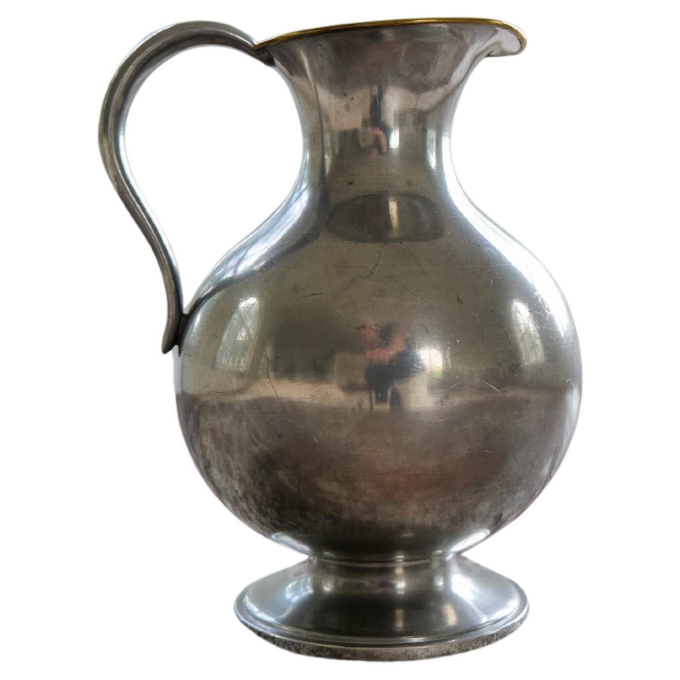 Vase / Sculptural Decanter Art Deco in Tin Sweden GAB 1930s