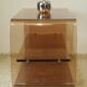 Table basse en plexiglas Michel Dumas vintage