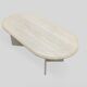 Vintage Italian Travertine Coffee Table, 1970s.