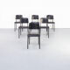 Jean Prouvé ‘Standard-SP’ dining chair for Vitra set/6