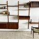 A wall unit with 4 compartments by Poul Cadovius, Denmark, 1960s.