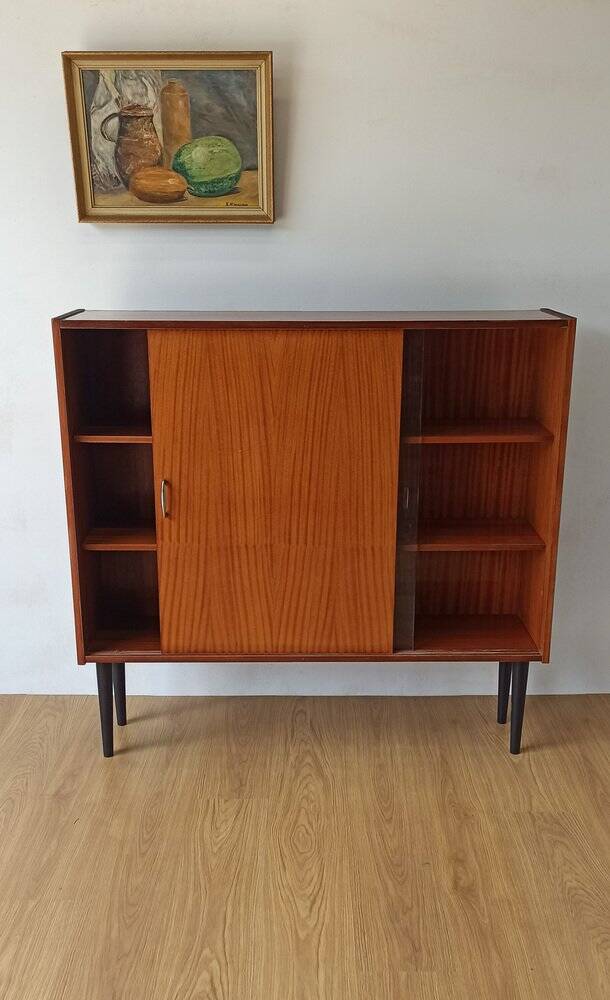 Bibliothèque vintage en bois, 1970