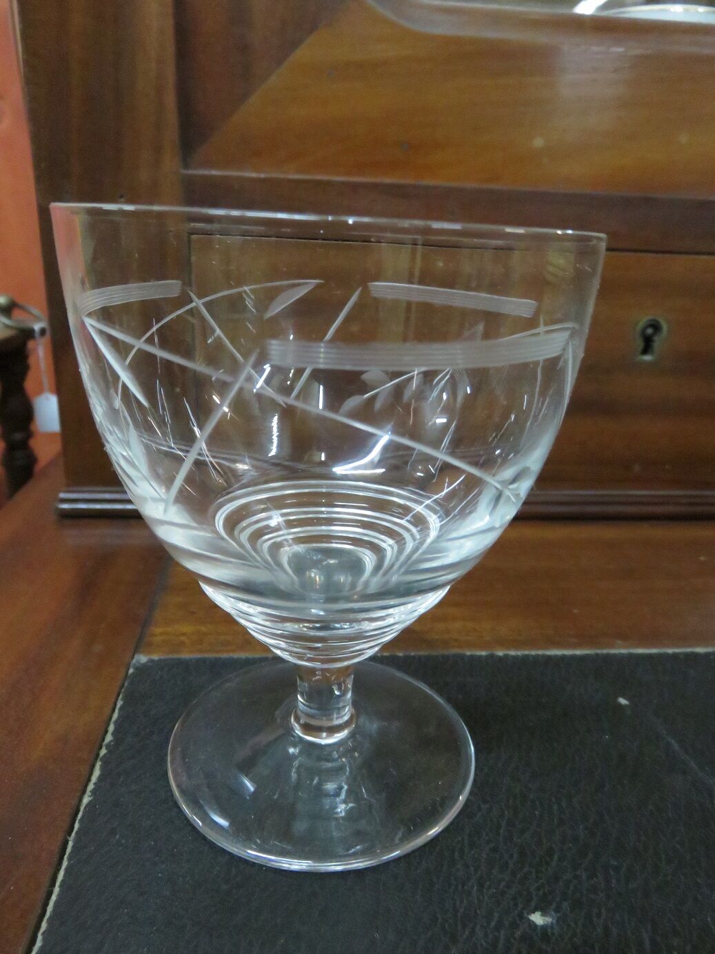 Suite of 12 Art Deco Crystal glasses