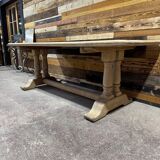 Solid oak farmhouse table
