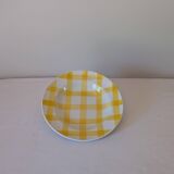 Ensemble de 3 assiettes creuses jaunes
