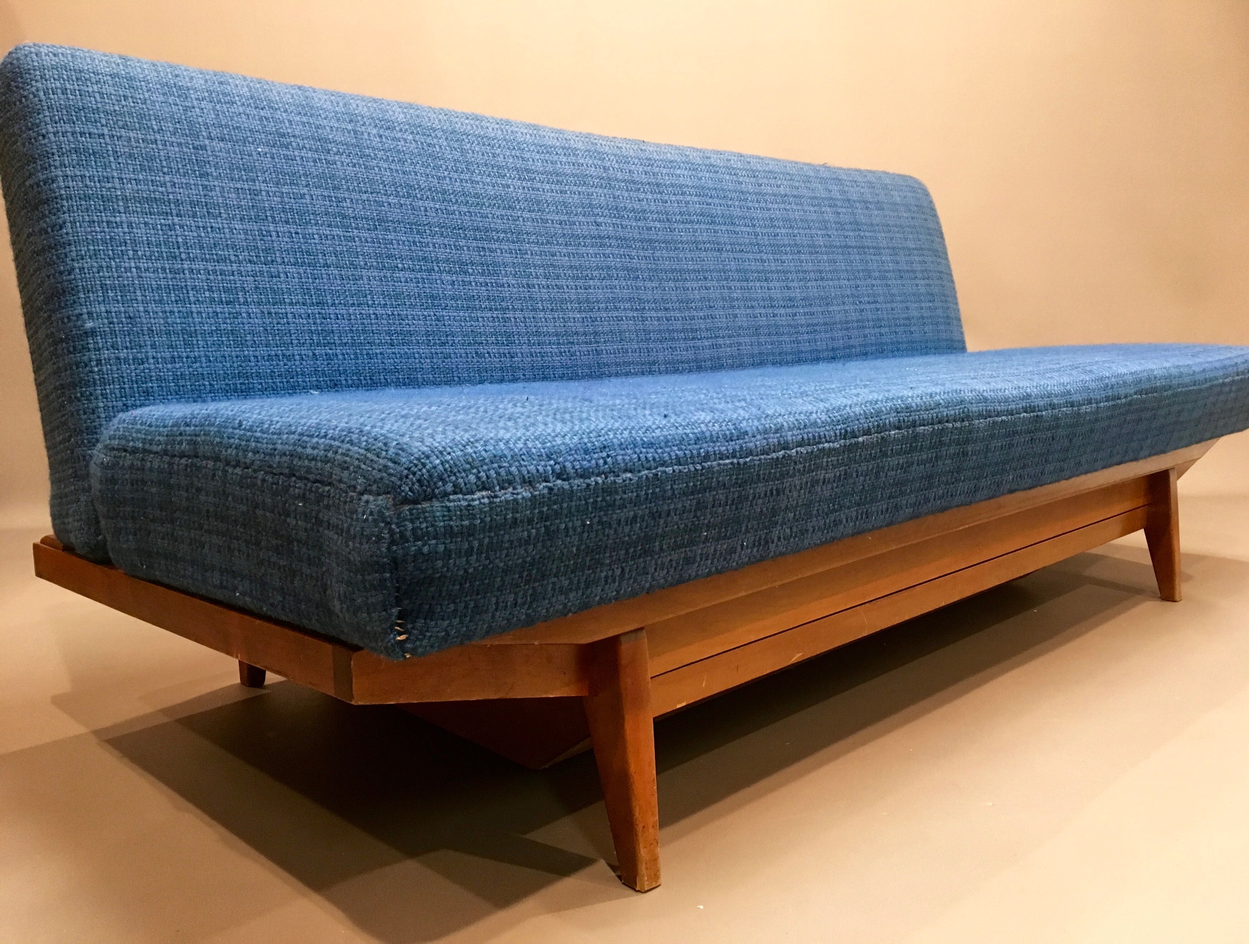 Scandinavian blue daybed couch