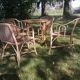 Garden rattan living room