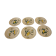 6 assiettes Stavanger Flint Norway assorties  1950-60 scandinaves.
