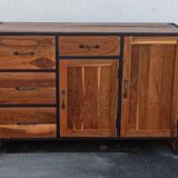 Wood and metal sideboard