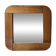 Large oak mirror 78x78, Maison Regain 1978