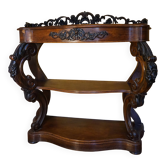 Mahogany console from around 1860.