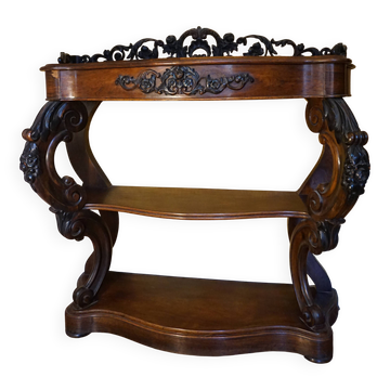 Mahogany console from around 1860.