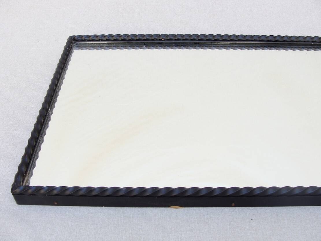 Mirror 1960 metal frame