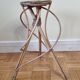 Porte plante en rotin vintage