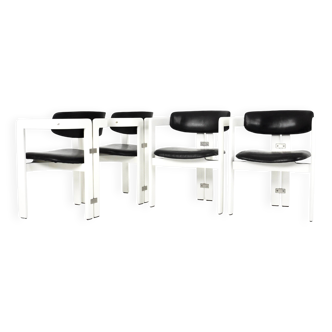 Set de 4 Chaises 'Pamplona' par Augusto Savini pour Pozzi, 1960