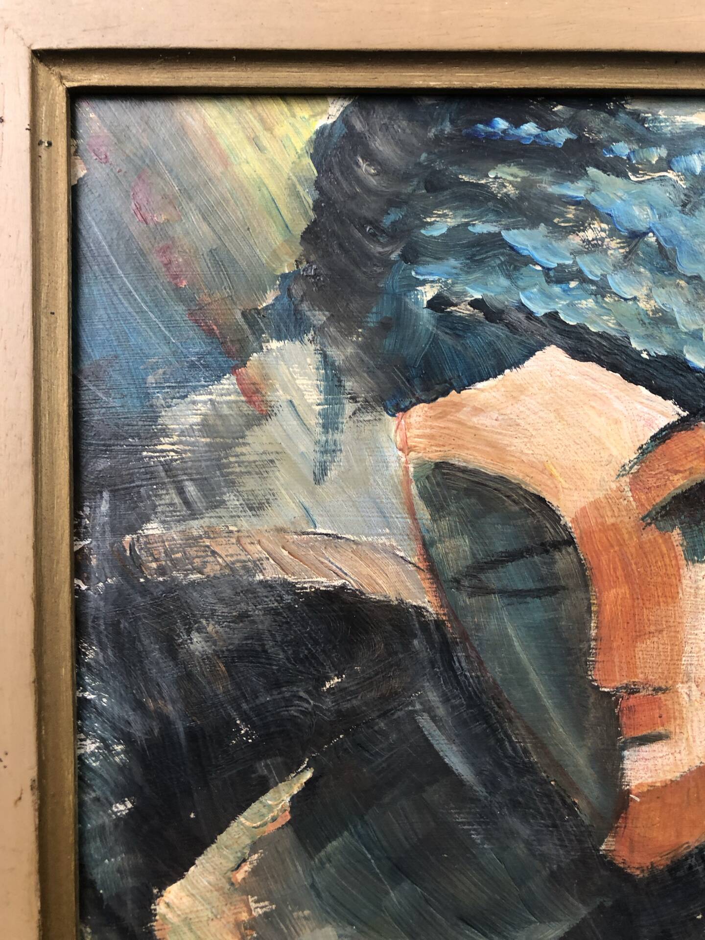 Gabriel Laurin d'Aix (1901-1973) attributed to - Oil on panel cubist