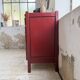 Red lacquered enfilade 1970 160cm