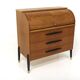 Scandinavian teak secretary, Bröderna Gustafssons, Sweden, 1950