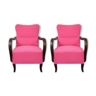 Art deco pink armchairs, 1920