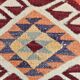 3x10 Turkish Orange & Burgundy Kilim Runner Rug, 92x302Cm