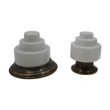 Set of two art deco flush mounts, 1920s