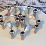 Set of 5 modular Nagel Bmf candle holders