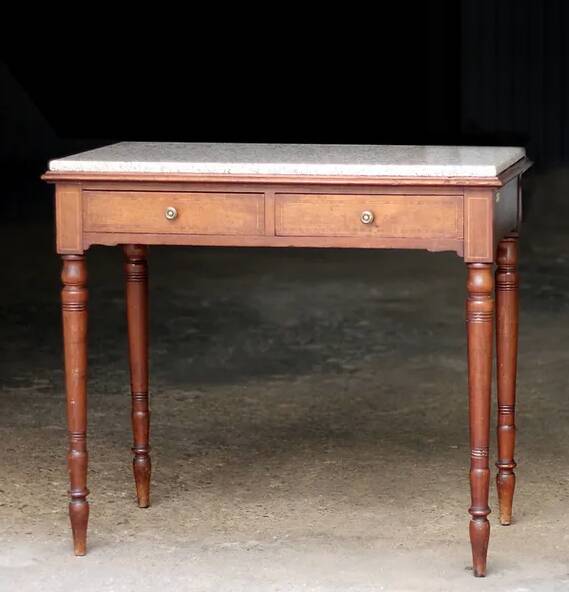 Table, bureau marqué L'ameublement, années 20-30