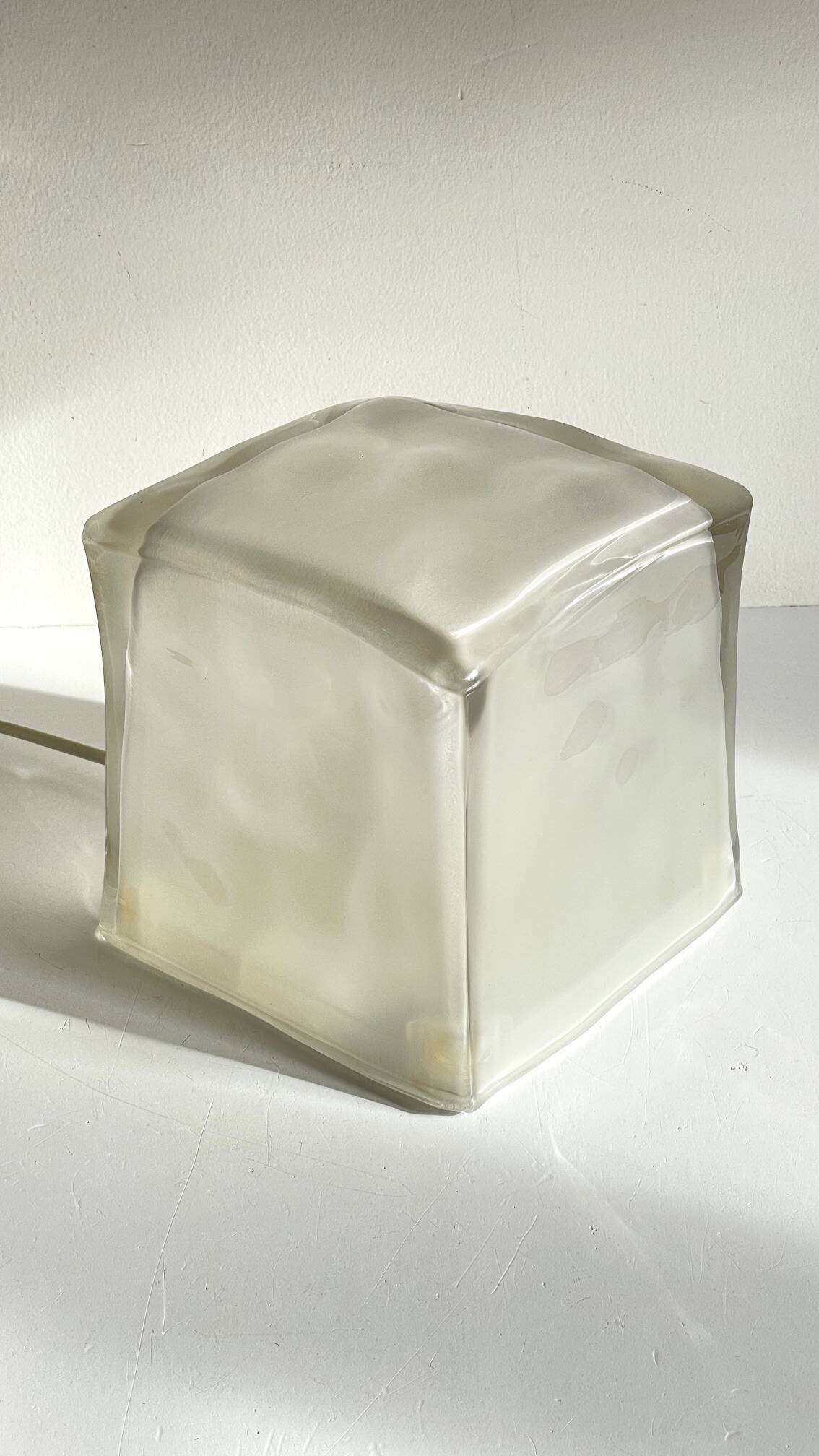 Lampe ice glass ikea vintage